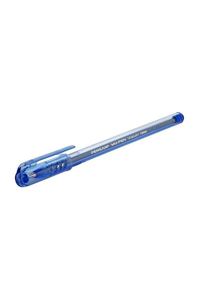 Pensan My-pen Ballpoint Pen Blue Pack of 25 1.0mm Thick Tip
