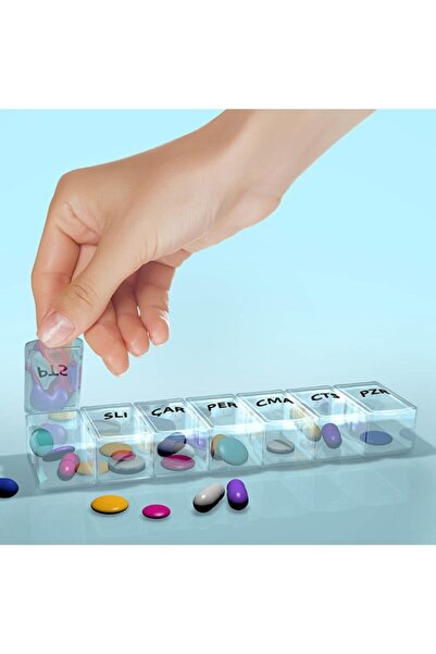 bimbambom Ilaç Saklama Kutusu, Haftalık Ilaç Saklama Kabı, 7 Gün Ilaç Kutusu