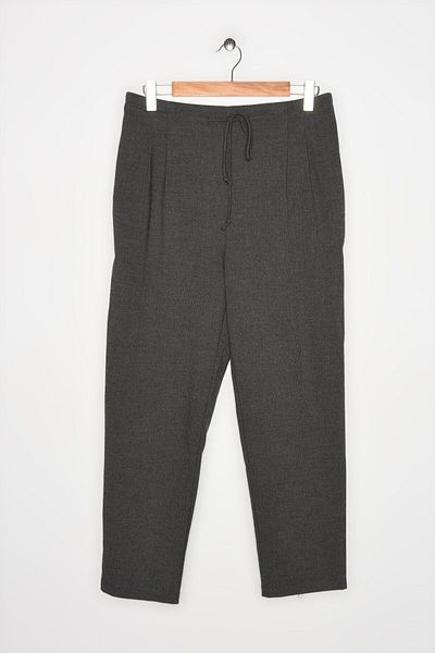 Koton Women's Anthracite Striped Jeans 2KAK48132PW