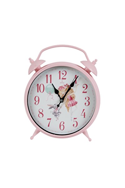 Aypaş Galaxy D300 Antik Peter Pembe Çocuk Masa Saaati