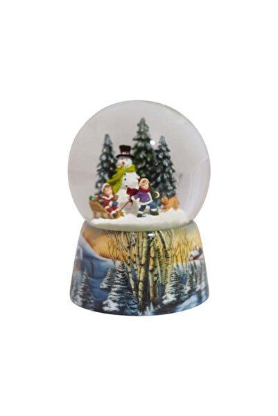 Kakosan Müzikli Biblo 57011 Snow Globe Building A Snowman