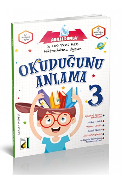Damla Yayınları Damla 3.sınıf Akıllı Damla Okuduğunu Anlama