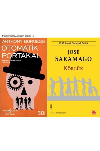 TÜRKİYE İŞ BANKASI KÜLTÜR YAYINLARI Otomatik Portakal - Körlük ( 2 Kitap Set)