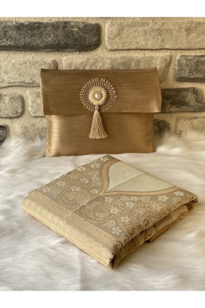 ikrahac Iğne Oyalı Osmanlı Ipeği Keseli Çeyizlik Seccade