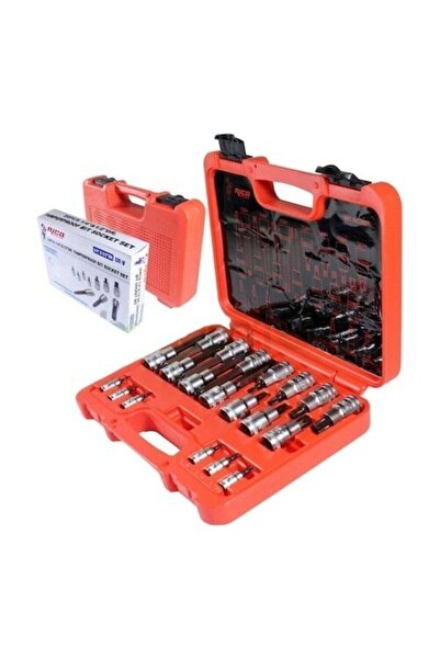 Rico 007-RC3029 20 Parça 1/4-1/2 Delikli Torx Lokma Seti