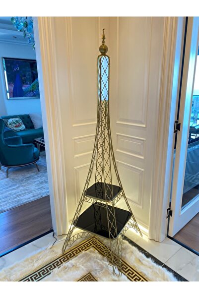 Ekgconcept Eiffel Kulesi Gold 180 Cm Statik Boya Paslanmaz Kararmaz Metal