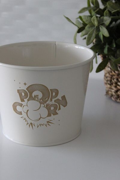 Seven Metal Popcorn Bucket - Printed Design