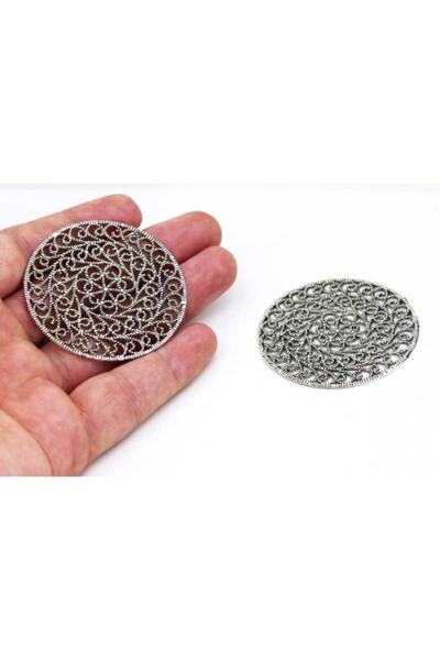 yfhobi 1 Adet - 51 Mm, Kolye, Fular Ve Iğne Oyası Aparatı, Metal Takı Malzeme...