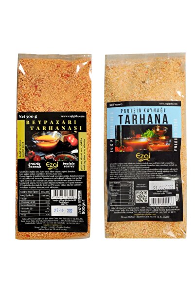 Ezgi Beypazarı Tarhana Çorbası 500 G & Proteinli Tarhana 500 G