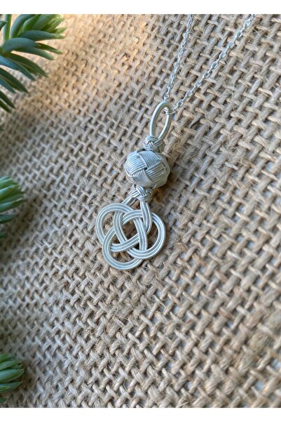 KAZZAZE Şems Düğümü Gümüş Kazaziye Kolye