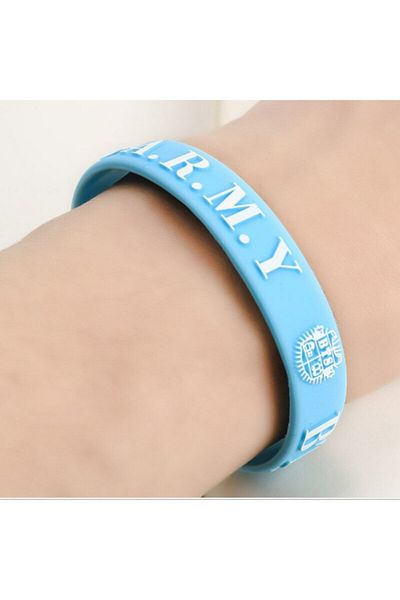 Kpop Dünyasi Bts Army Silicone Bracelet