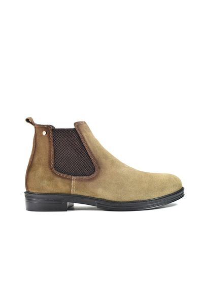 Onlo Παπούτσια Os.29 Γνήσιο Δερμάτινο Sand Elastic Casual Classic Ανδρικές Μπότες