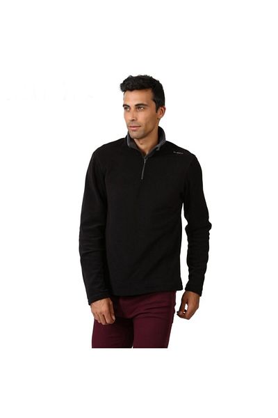 Evolite Fuga Bay Micro Polar Sweater - Black