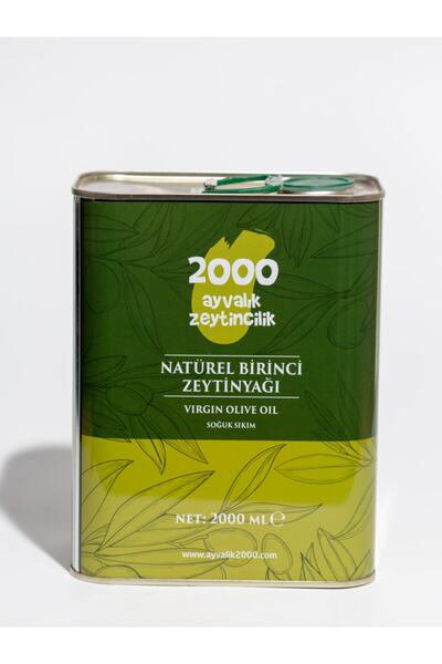 2000 AYVALIK ZEYTİNCİLİK Soğuk Sıkım Natürel Birinci Zeytinyağı 2lt