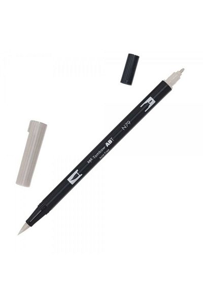 Tombow Ab-t Dual Brush Pen Graphic Pen - Warm Gray