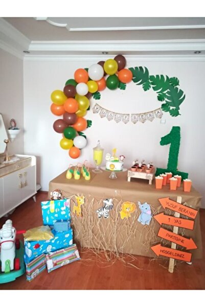 Kalisan Safari Konsept Doğumgünü 30 Adet Balon