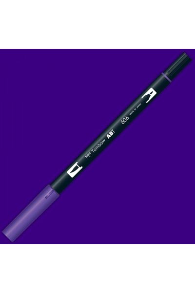 Tombow Ab-t Dual Brush Pen Graphic Pen - Violet