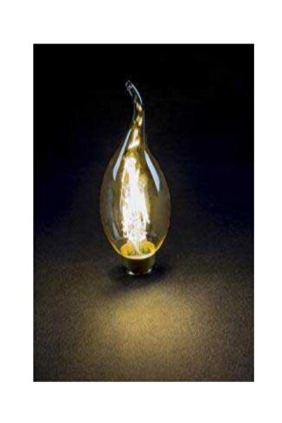 Cata 4281 Avizeler Için Ince Duylu Rustik Led Ampul 4w Amber Renk 5 Adet