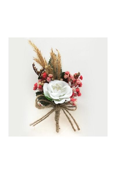 Lora Davet Πολύχρωμο Boutonniere για τον γαμπρό και τους φίλους του