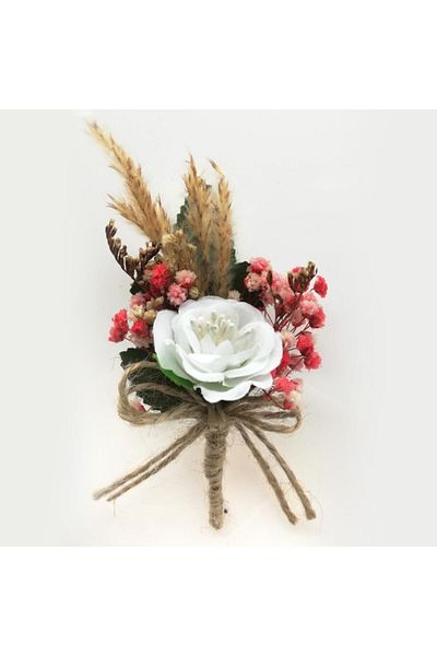 Lora Davet Πολύχρωμο Boutonniere για τον γαμπρό και τους φίλους του