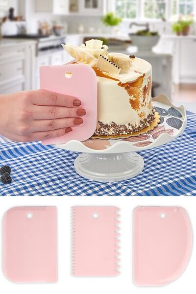 MİMOZA PARK Dough Cake Shaper - 3 Piece Set