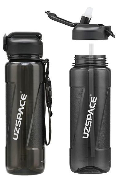 Uzspace 850ml Tritan Water Bottle with PIPET
