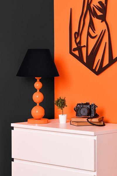 MINIMAL ETICARET VE BILGI TEKNOLOJILERI OrangeEleganceCone Lampshade