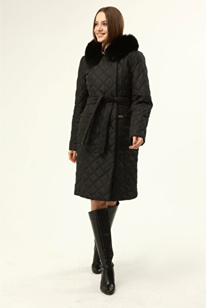 Cristina Kapitone Kürk Detaylı Mont