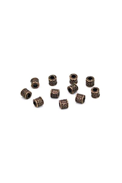 yfhobi 10 Adet - 5x5 Mm Metal Ara Malzeme, Metal Boncuk, Zamak Döküm, Bakır O...