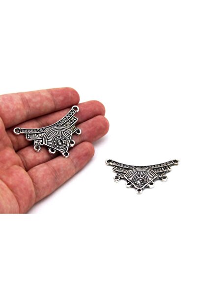 yfhobi 1 Adet - 25x51 Mm, Kolye, Fular Ve Iğne Oyası Aparatı, Metal Takı Malz...