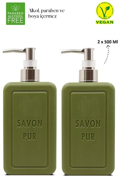 Savon De Royal Savon Pur Luxury Vegan Liquid Soap Green 2 X 500 Ml