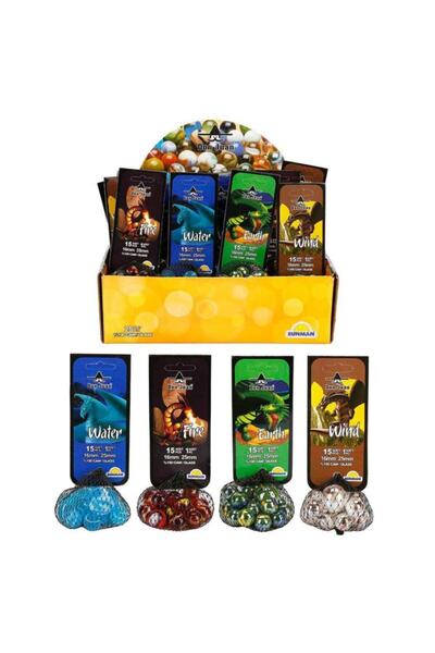 Sunman Dragonlar Renkli Misket 1 Adet Fiyatıdır