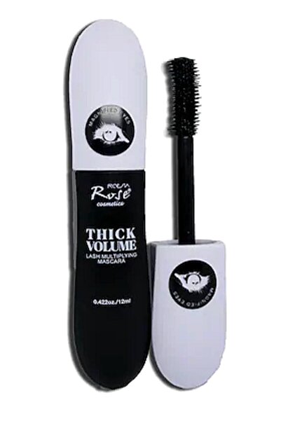 Genel Markalar Roesıa Rose Cosmetics Hacim Etkili Siyah Maskara - Thick Volume