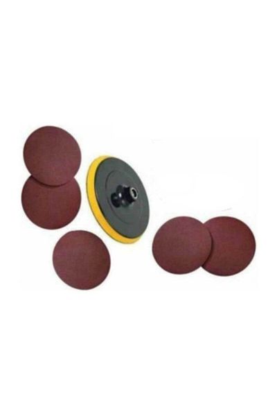SFD Hook and Loop Sanding Disc 180mm 6 Pieces Sandpaper Included