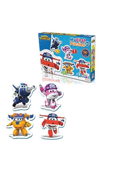 Ks Puzzle Children's Educational and Fun Cute Wonderful Wings 5+10+15+20 Pieces 4 in 1 i Puzzle