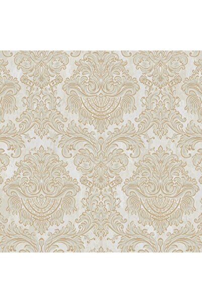 Adawall Seven Barok Damask Desenli Bej Duvar Kağıdı 16,50 M² 7807-1