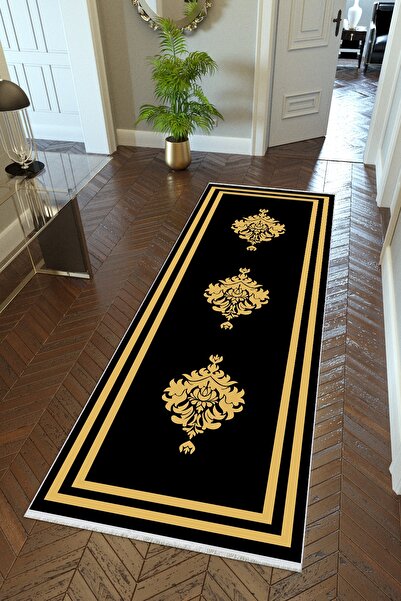 10 Post Online Μπεζ Μαύρο Χρυσό Αντιολισθητικό Χαλάκι δαρέτρας - Πλένεται με ...