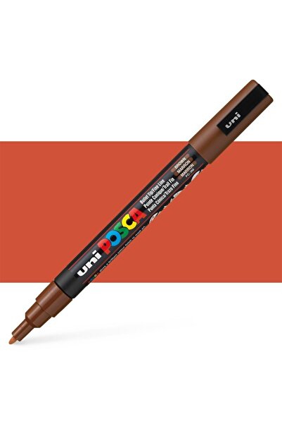 Uni Posca Marker Pc-3M (0.9-1.3mm) Brown