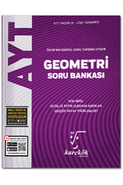 Karekök Yayınları Ayt Geometri Soru Bankası