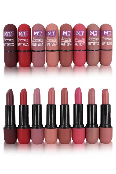 MUJGAN Matte 8'li Ruj Seti