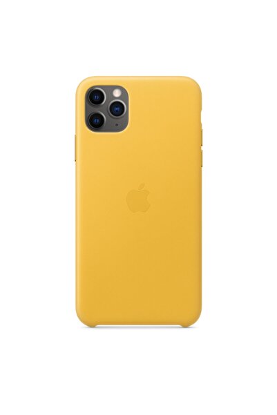 Apple Iphone 11 Pro Max Deri Kılıf Mayer Limon - Mx0a2zm/a