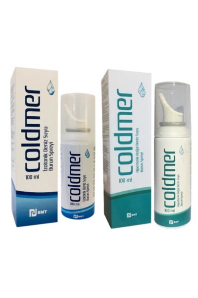 COLDMER Izotonik Yetişkin Çocuk&hipertonik Yetişkin Çocuk Burun Spreyi 100 Ml – Ikili Set