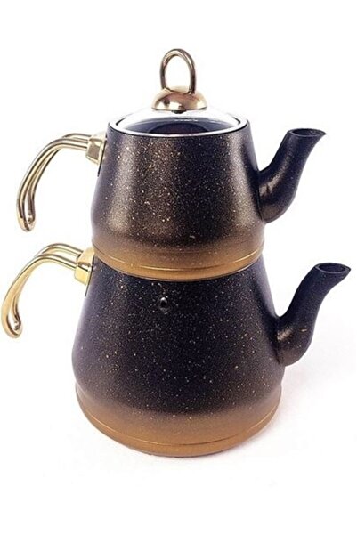 SERAMİKCİ Granite Large Size Teapot Set