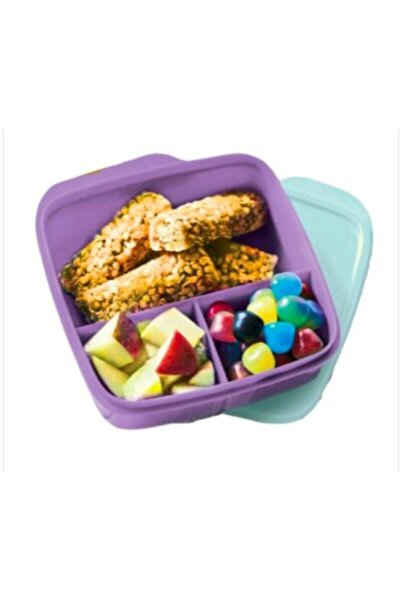 SENDE Mİ ALSAN Tupperware Compartmented Lunch Box 550 ml New Color Purple Com...