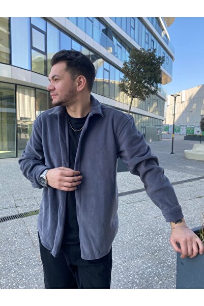 BGmanwear Gri Polar Ceket