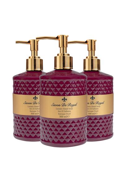 Savon De Royal 500 ml Luxury Vegan Liquid Soap - Baroque Pearl, Fruity, Jasmine, Vanilla, Sandal