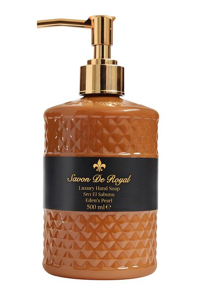 Savon De Royal 500 ml Eden's Pearl Luxury Vegan Liquid Soap - Jasmine, Amber, Ginger
