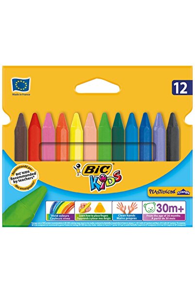 Bic العلامة التجارية: Bıc طلاء باستيل مثلث 12 قطعة الفئة: طلاء باستيل