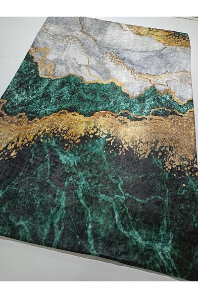 ESPİCAL HOME Elastic Carpet Cover Made of Soft Velvet Fabric