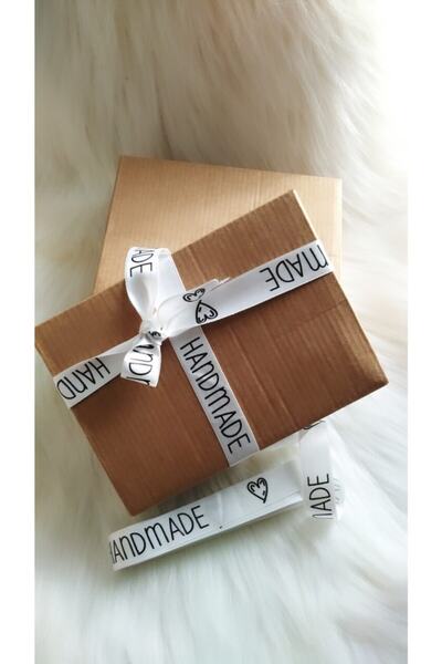 fundahobi شريط ساتان مصنوع يدويًا مقاس 2 سم (أسود)